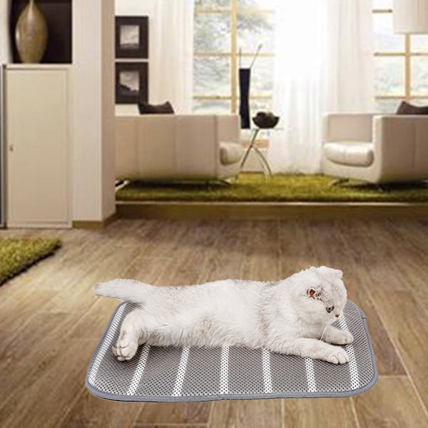 Sommer Pet Ismåtte 3D Knogle Beskyttende Åndbar Vaskbar Sovemåtte