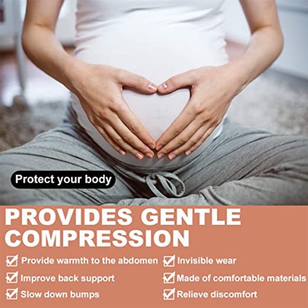 1 stk Graviditetsstøtte, Postpartum Mageband & Bekkenbelte / Brace / Band - Pustende Girdler