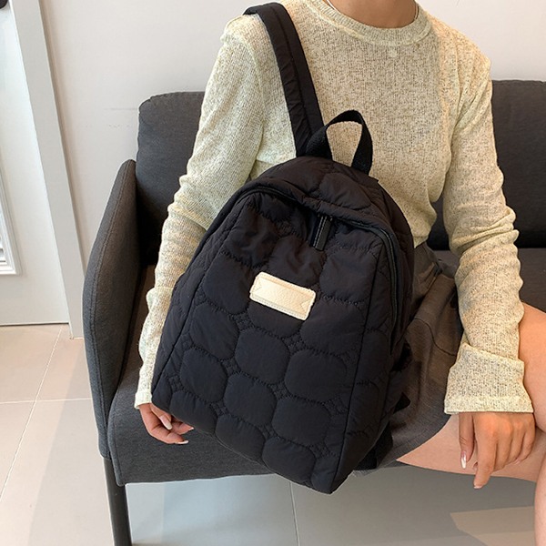 Suuri Puffer-kassitoimilaukku naisille, Vuorattu Puffer-laukku, Puffy-laukku Olkalaukku Kassitoimilaukku Vuorattu Puffy-käsilaukku Lompakko