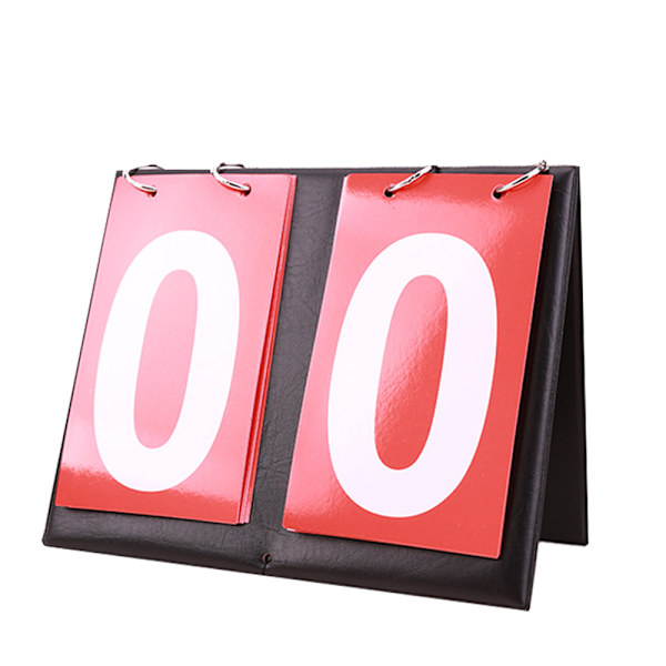Bordplate Flip Scoreboard 2/4 Siffer Bærbar Flip Sports Scoreboard Scoreteller Scorekeeper for Bordtennis Basket Ball Fotball Baseball Volleyball