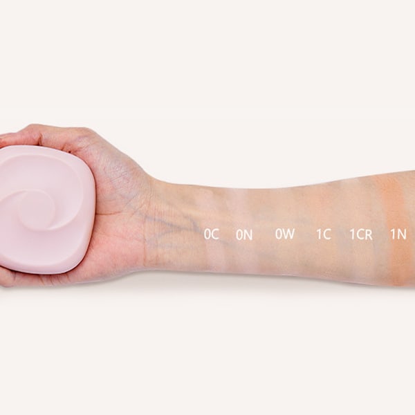 Makeup Palette Puder, Lätt & Transparent Täckning Vattentät Talkfri Ansikte