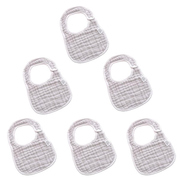 Baby Spott- och Drool-Sjal - Justerbar Multifunktionell Sjal-Snutte - 8-Lager 100% Organisk Bomull - Superabsorberande