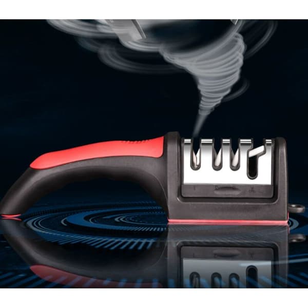 Professional Knife Sharpener, Sharpener, Scissor Sharpener with Non-Slip Base for Restoring and Polishing Knives and Scissors (2355.7cm)