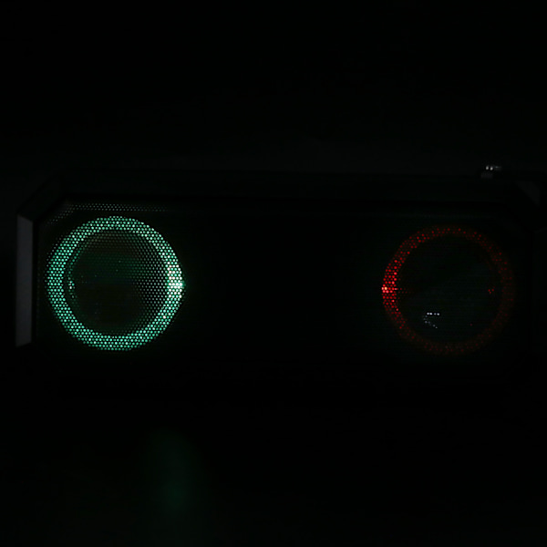 X8 Sann Trådlös Bluetooth 5.0 Högtalare IPX7 Vattentät Luminous Utomhus Subwoofer Röd