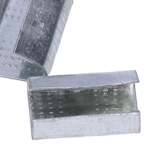 Metallspänne för spännband Galvaniserat stål Förpackningsöppningar för 16 mm plast PET-band