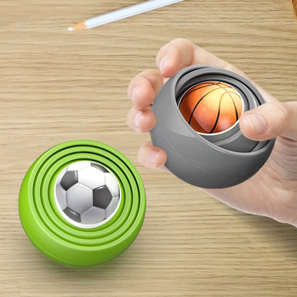 3D Uendelig Flip Bold Afstressende Legetøj Reducer Stress Flere Lag Fingertip Rullende Bold Fodbold