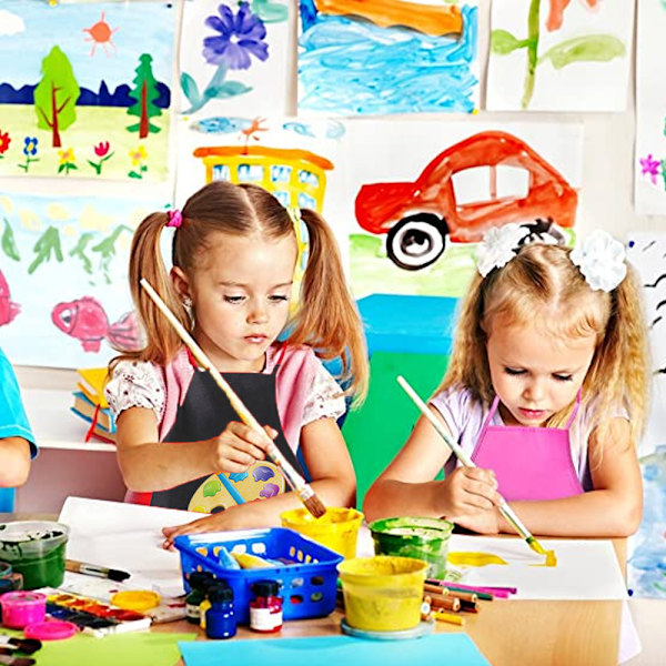 Vandtætte Kunstnermaleri Forklæder Børne Kunst Smocks Toddler Smock