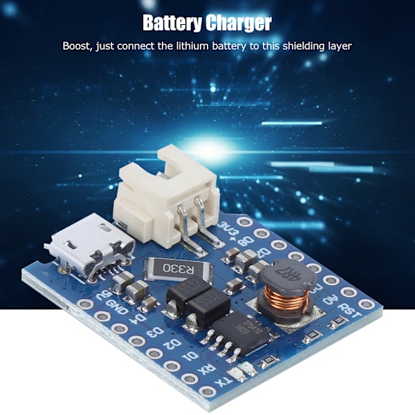 2 stk for D1 Mini Litiumbatteri Ladingkort Ladingmodul med Batteribeskyttelse