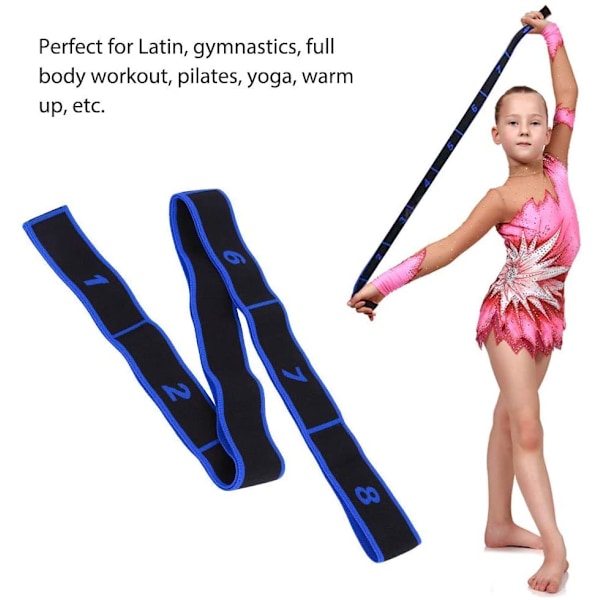 Stretchband Elastiskt Motståndsträningsband för Balett Dans Gymnastikträning