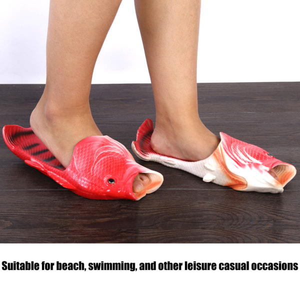 Unisex Funny Animal Tofflor Beach Fish Sandaler Dusch Flip