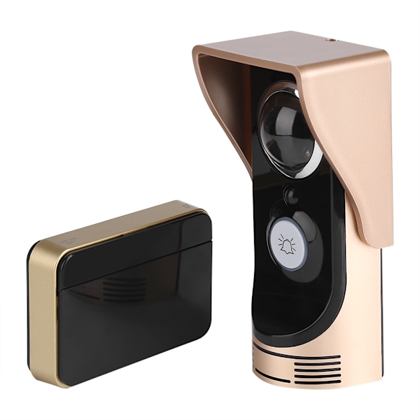 Trådløs Video Audio Kamera Dørklokke Wifi Hjem Dørklokke Intercom for Android IOS