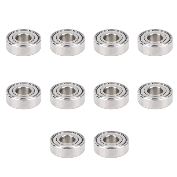 10 kpl Mini-laakerit Korkea pyörimisnopeus Kaksoisvarjostetut Koneen osat S6202ZZ 35x15x11mm