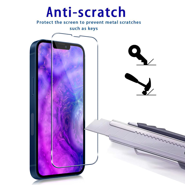 2 kpl Karkaistu lasi iPhone 14 - Näytönsuoja Läpinäkyvä Iphone 14