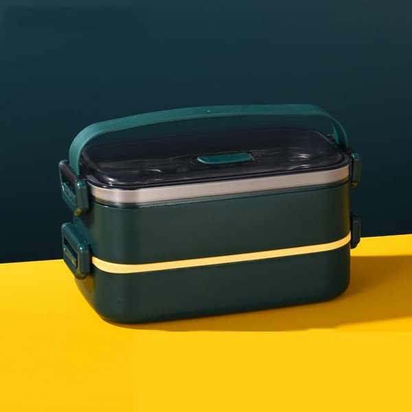 BPA-Free Single-Layer Bento Box for Kids, 1400 Milliliters, Leak-Proof, Layer-Sealed Design, Nutritional Customization, Dishwasher Safe, Drop-Resistant