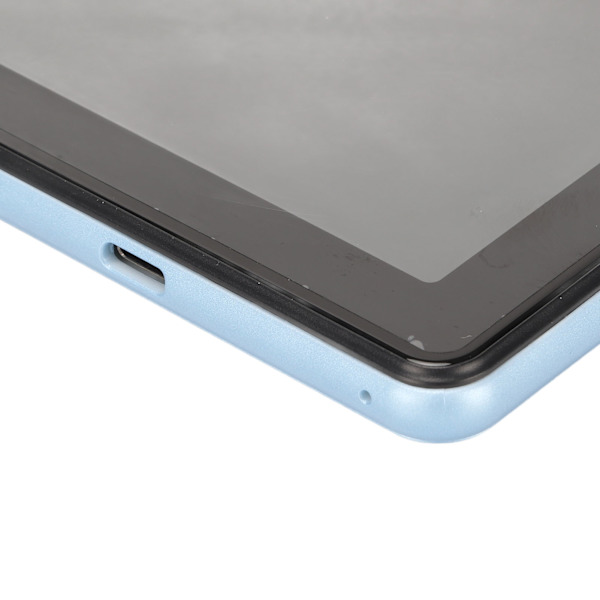 Läsplatta 10 Tum IPS 8GB RAM 128GB ROM Octa Core CPU 8000mAh HD-surfplatta för Kontor Skola Hem EU-kontakt 100‑240V Blå EU-kontakt 100‑240V