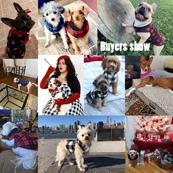 Hundetrøje, Blød Vest Trøje Vinter Kæledyr Hundetøj til Hvalp Små Hunde Kat Teddy Chihuahua til Jul
