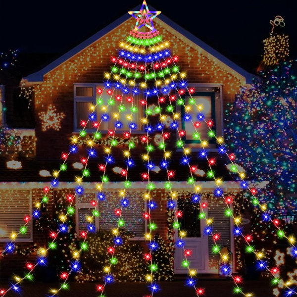 Juldekorationer Star String Lights Christmas Star Tree