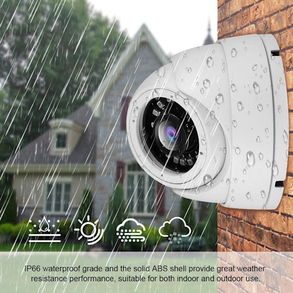 CCTV DVR Dome IR-kamera HD 4-i-1 Analog TVI/AHD/CVI/CVBS Utomhus NTSC(720P)