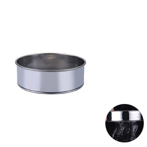 Stainless Steel Flour Sifting Sifter Sieve Strainer Cake Baking