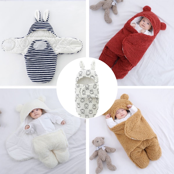 Ny efterårs/vinter flanel baby sovepose