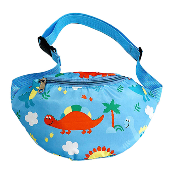 Børne Brysttaske Sød Tegneserie Dinosaur Print Enkelt Skulder Crossbody Taske