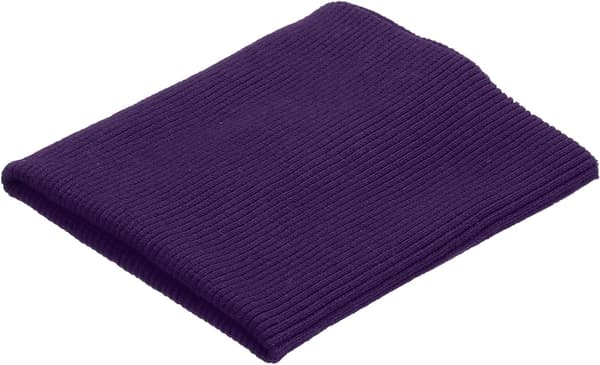 Elastiska muddar ribbade kanter 4\" x 3.5\" Bomullstyg Stickad Ribb Stretchband Mudd Ärm Midjeband för Sömnad Lila 4\" 3.5\" 4\" x 3.5 4" x 3.5" Dark Purple