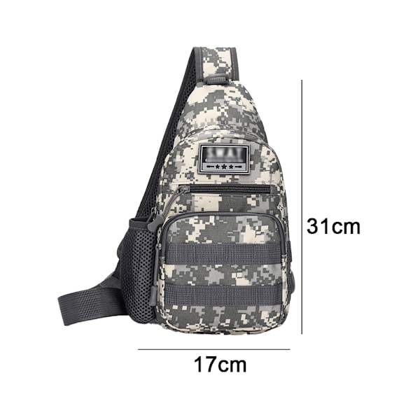 Pakbar Lille Crossbody Sling Rygsæk til Vandreture og Rejser