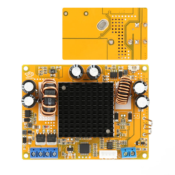DC‑DC Justerbar 5A LCD Digital Automatisk Step‑up Step‑down Spændingsmodul