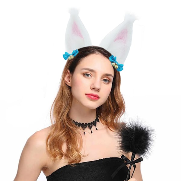 Fox Cat Lange Pelsører Hår Hodeplagg Ulv Dyr Anime Halloween Jul Kostyme