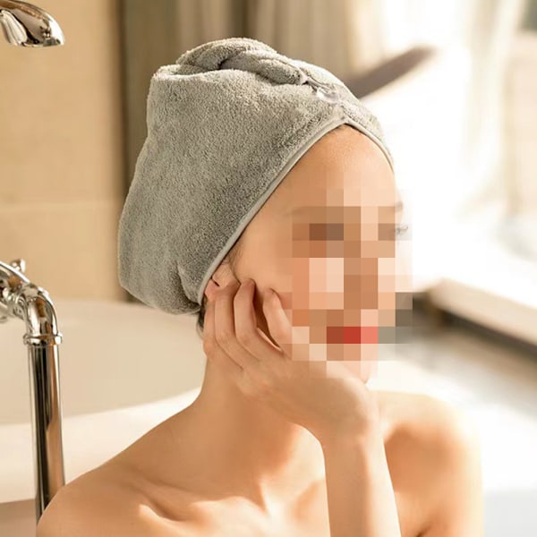 3-pack Snabb Torkande Hårhandduk för Kvinnor - Absorberande Hårwrap Turban Snabbtorkande Mikrofiber Hårhandduk