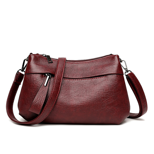 Små Handväskor för Kvinnor, Crossbody-Väskor i PU, Lätt Casual Axelväska, 26*17*10cm