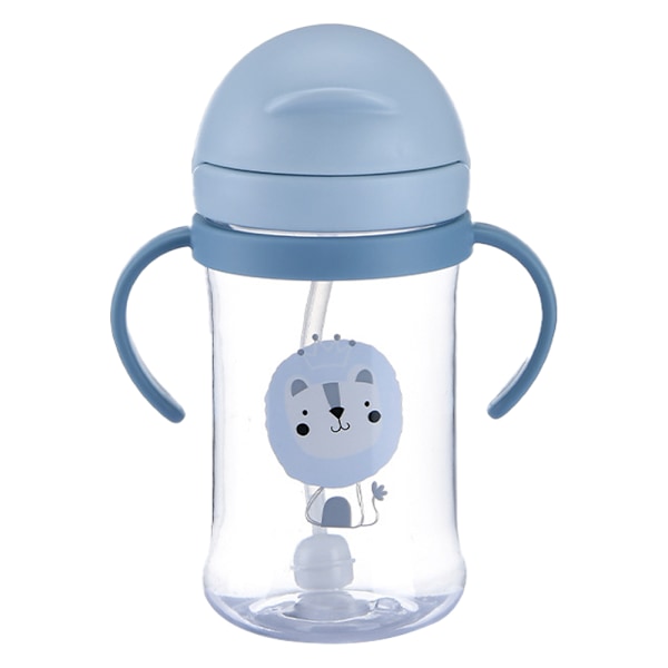 Vægtet Strå Sippy Kop med Håndtag til Baby og Småbørn fra 8 måneder