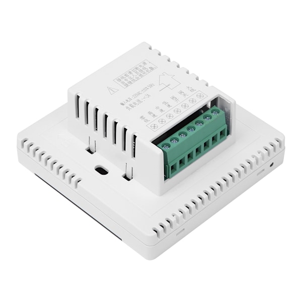 Intelligent Berøringsskærm LCD Fan Coil Digital Display Termostat Indendørs Luftfugtighedskontrol