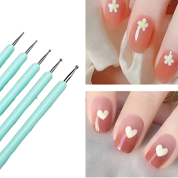 Präglingspennor, Nagelsmycken, Stipplingverktyg, Skärpenna, Lera hantverk, Nagelsmycken Designöverföringspapper