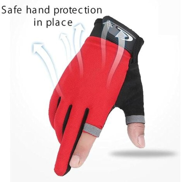 Une Paire Gants D'aviron Antidérapants Pour La Gym, Les Exercices En Plein Air, La Conduite, Le Cyclisme, La Course À Pied, Le Sport (Noir, Taille