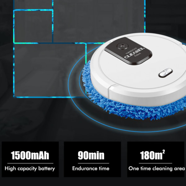 Robotstøvsuger Smart Mobil Luftfukter Multifunksjonell Fuktig