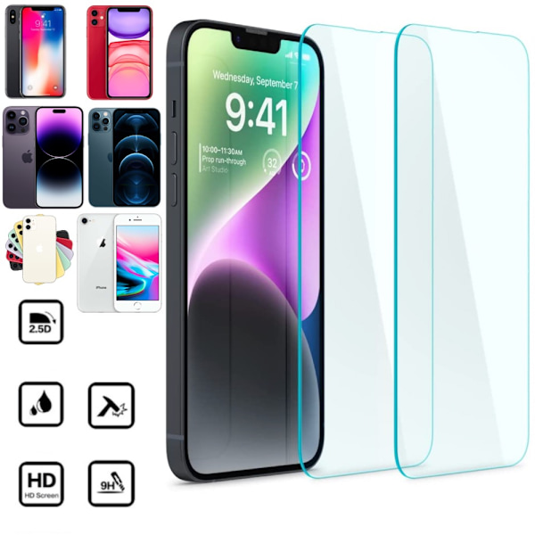 skärmskydd, iPhone 14, iPhone 13, iPhone 12, iPhone 11, SE, XR, X, 8, 7, 6, pro, mini, plus, Transparent Transparent iPhone 12