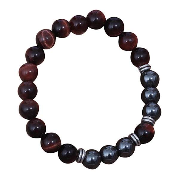 Skyddande armband Obsidian Tiger Eye Stenar för Skydd, Lycka och Välstånd