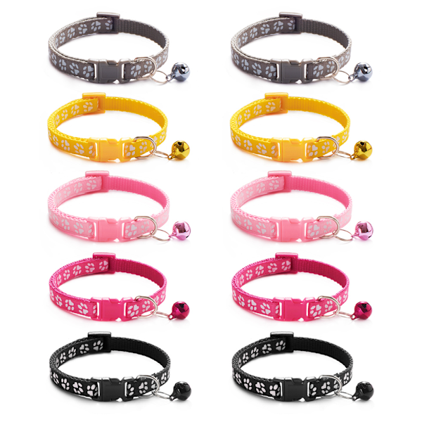 Ameolela Valpidentifieringshalsband Identifiering Valpning Mjuk Nylon Justerbar Säkerhetsborttagning Kull