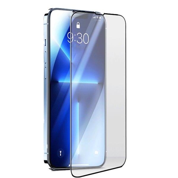 iPhone 14 Pro Max Skærmbeskytter 9D Heldækkende Hærdet Glas