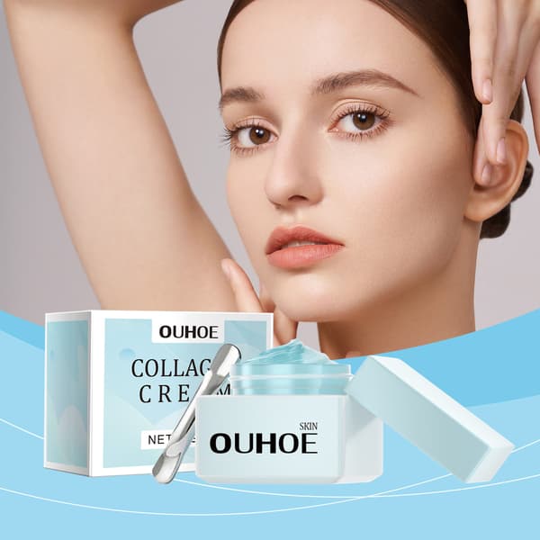 Collagen cream is a mild, moisturizing, firming, and skin-refining face cream.