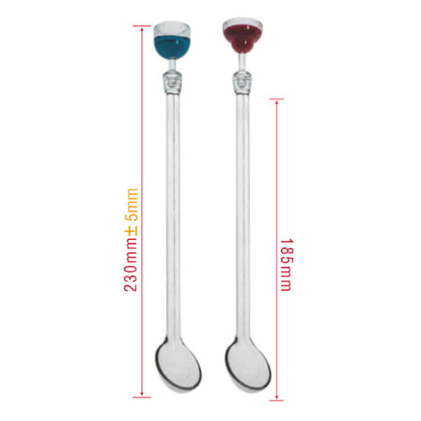 10 st Swizzle Sticks Färgglada dryckesrörare 9" Drink Omrörare Akryl Cocktail Omrörare Klara skaft Cocktail Drink Omrörare för barer Caféer
