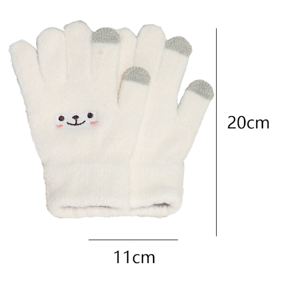 Vinterhandskar för barn Pojkar och flickor ullfodrade handskar