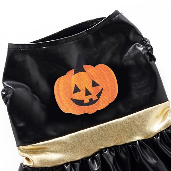 1 Sæt Halloween Kæledyrsudstyr Hundeklæder Hexe Kjole Kæledyr Hundekostume Bat Kjole Juleaften