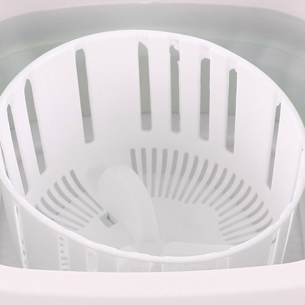 Mini Kannettava Ämpäripesukone 6L Taittuva Automaattinen Pesukone LCD-näytöllä Asuntoautoille, Matkailuun, Asuntoihin 100-240V Pinkki EU-pistoke