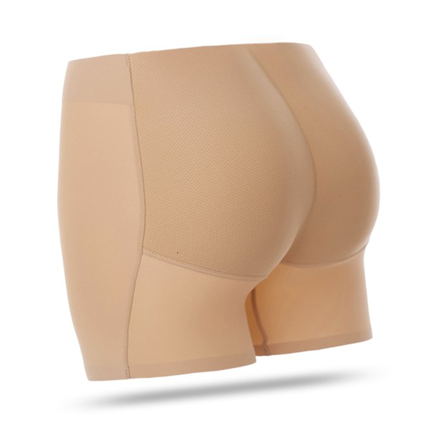 Kvinnors Butt Lifter Padded Underkläder Sömlösa Andningsbara Hip Enhancer Butt Lifter Kalsonger för Kvinnor Hudfärg XL