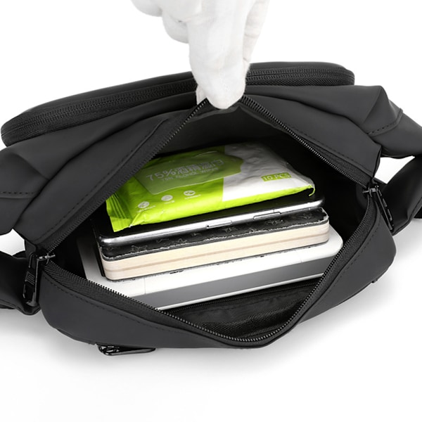 Midjeväsk Ryggsäck Fanny Pack för Män & Kvinnor Höft Bum Bag med Justerbar Rem