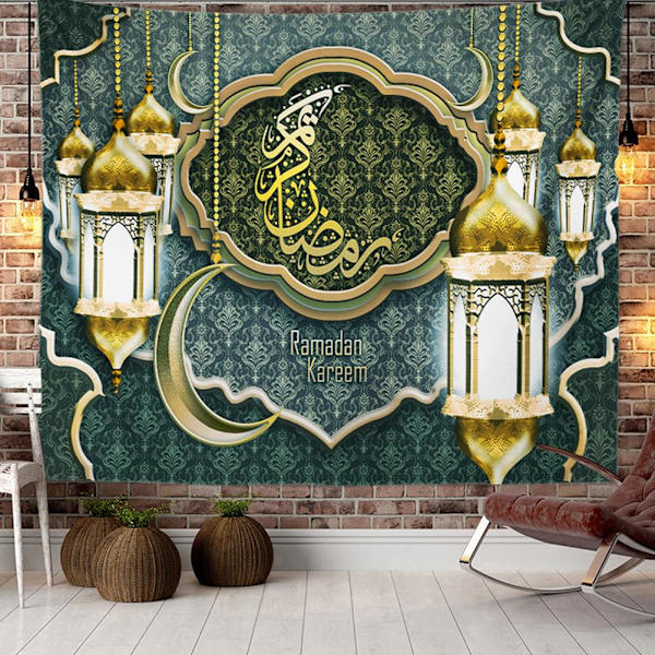 Ramadan heminredning gobeläng väggdekoration