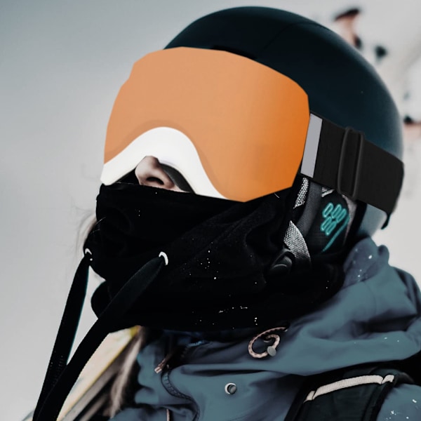 Skibriller med dobbelt lag anti-dugg for voksne