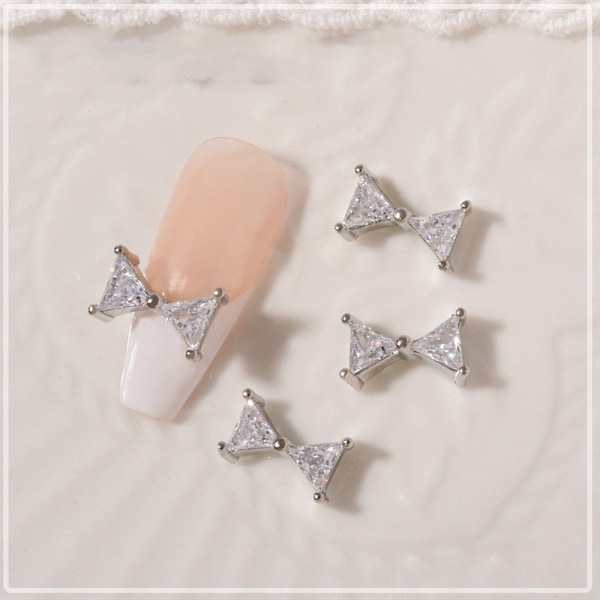 12 st Slipsbanden Spik Alloy Rhinestones För Naglar Kit Slipsband Spik Kristaller För Akrylnaglar Juveler Rhinestones Nagelkonst